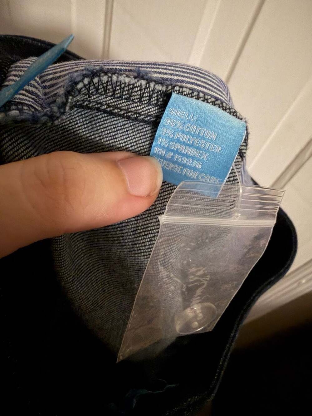 J.McLaughlin Pants Size 0 Dark Blue Cotton Blend Denim - Picture 5 of 8